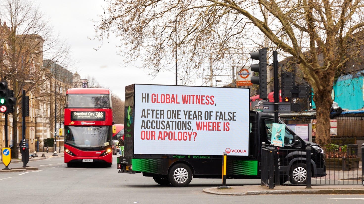 Electric advertising van for mobile outdoor campaigns